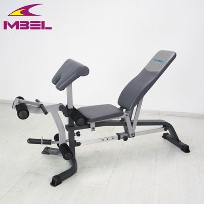 Attrezzatura fitness regolabile per palestra Ab Seduta su panchina per esercizi efficaci Grigio/Nero