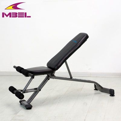 Attrezzatura fitness regolabile per palestra Ab Seduta su panchina per esercizi efficaci Grigio/Nero