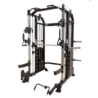 Attrezzature per palestra domestica maschile Black Shining All-In-One Gym Smith Machine per il bodybuilding