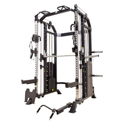 Attrezzature per palestra domestica maschile Black Shining All-In-One Gym Smith Machine per il bodybuilding