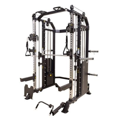 Attrezzature per palestra domestica maschile Black Shining All-In-One Gym Smith Machine per il bodybuilding