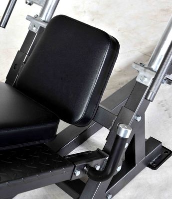 Grigio/Nero Gym Leg Press Hack Squat Machine LCL Supporto Regolabilità