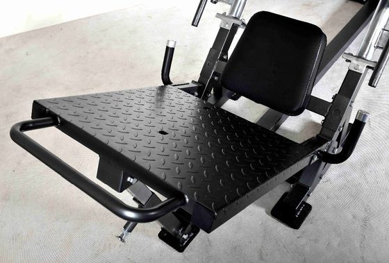 Grigio/Nero Gym Leg Press Hack Squat Machine LCL Supporto Regolabilità