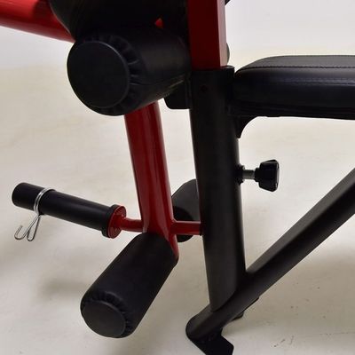 Apparecchiature da palestra per uomini rosso Squat Rack Peso sollevamento banco di allenamento