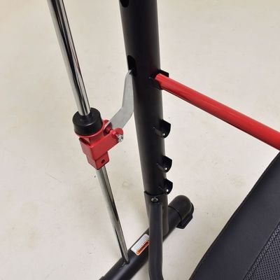Apparecchiature da palestra per uomini rosso Squat Rack Peso sollevamento banco di allenamento