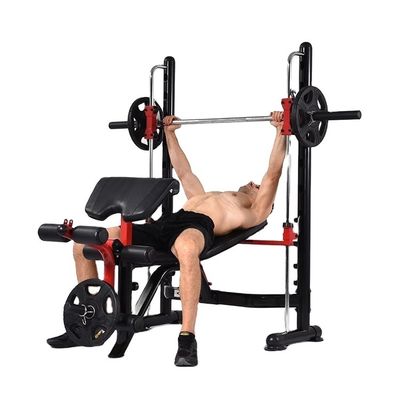Folding Gym Multi Weight Lifting Flat Bench Press per la casa Metallo NW kgs 64