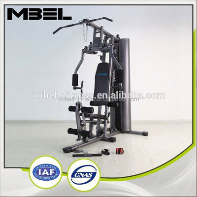 GRAU/NERO Piastre di peso coperte da una stazione HG9900 Home Gym Strength Equipment Fitness Exercise Gym Machine