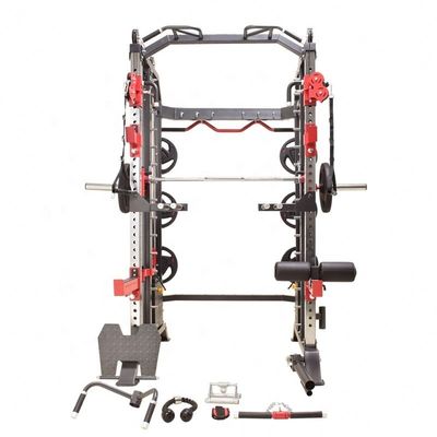 Gym commerciale attrezzatura multifunzionale Smith Machine Power Rack allenatore funzionale 1700X2120X2300mm