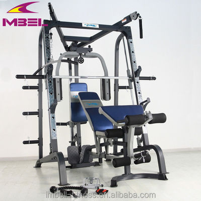 End Fitness Equipment Smith Machine con N.W. 152kg in Grigio/Nero