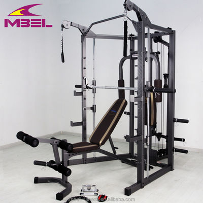 End Fitness Equipment Smith Machine con N.W. 152kg in Grigio/Nero