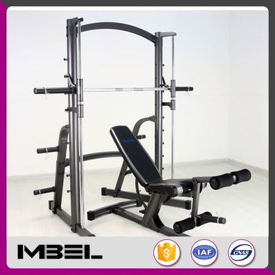 Migliora la tua routine di allenamento con la Smith Machine commerciale grigio/nero e la Bench Press
