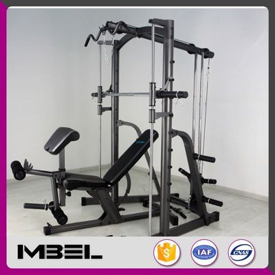 Migliora la tua routine di allenamento con la Smith Machine commerciale grigio/nero e la Bench Press