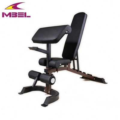 Bench multi regolabile per attrezzature per palestra a casa in nero
