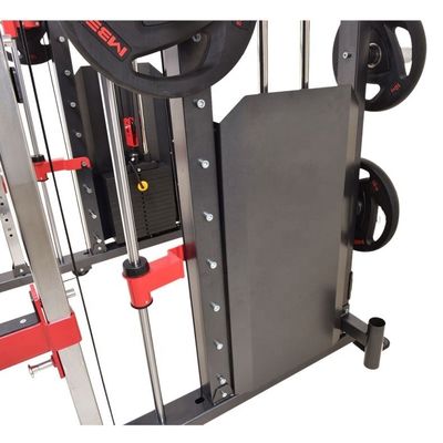 2024 Matt nero uomo 3 in 1 Fitness Power Rack Multifunzionale Allenatore Smith Machine
