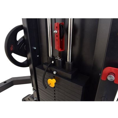 2024 Matt nero uomo 3 in 1 Fitness Power Rack Multifunzionale Allenatore Smith Machine