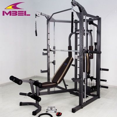 152 kg N.W. Grigio/Nero attrezzature per palestra Smith Machine per strutture di allenamento di forza