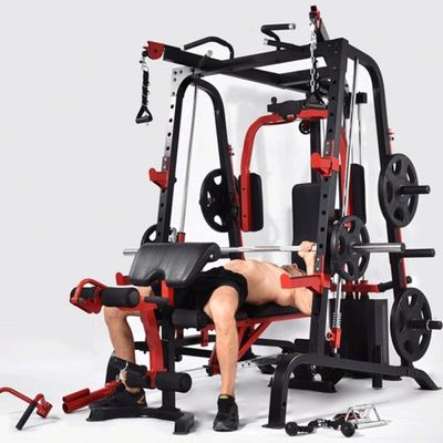 Trasforma la tua forma fisica con la Smith Machine, attrezzatura da ginnastica multifunzione da 20 piedi per uomini