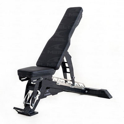 Bench addominale regolabile nero matt attrezzature di fitness commerciali per palestra/ufficio/casa