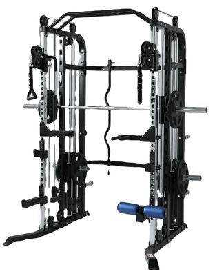 Red Multifunctional Trainer Smith Machine per uomini attrezzature per allenamento a casa e in palestra