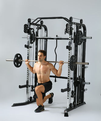 Red Multifunctional Trainer Smith Machine per uomini attrezzature per allenamento a casa e in palestra