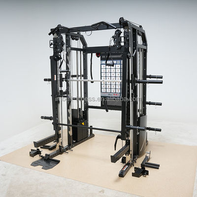 Scaffaletto per squat regolabile a cavo per palestra multifunzione personalizzato con 90 libbre di peso