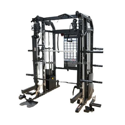 Smith Machine All In One attrezzature per palestra con pile di pesi Funzione Mutli Home Gym Station