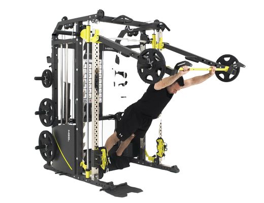Smith Machine All In One attrezzature per palestra con pile di pesi Funzione Mutli Home Gym Station