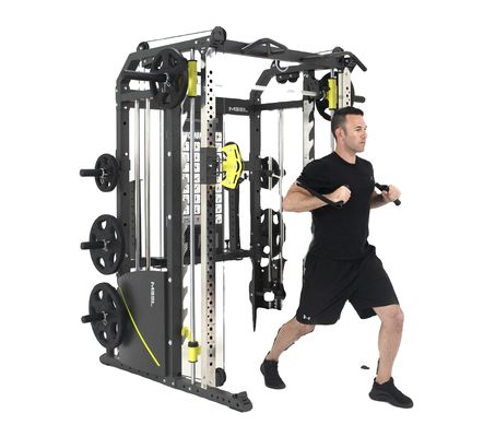Smith Machine All In One attrezzature per palestra con pile di pesi Funzione Mutli Home Gym Station