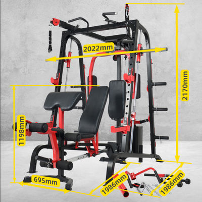 Macchina Smith multifunzionale Miglior attrezzatura per il fitness a casa Crossover a cavo per palestra