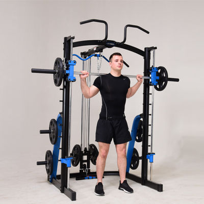 Home Gym Fitness attrezzature tutto in uno allenatore Smith macchina per l'allenamento su e giù