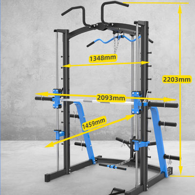 Home Gym Fitness attrezzature tutto in uno allenatore Smith macchina per l'allenamento su e giù