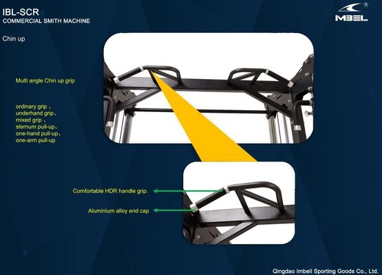 Attrezzature di bodybuilding moderne Regolabile pieghevole Squat Rack per il fitness multifunzionale