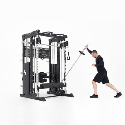 Bodybuilding Multifunzionale Pull Up Bar Smith Machine Squat Rack con Pulley per Cavi