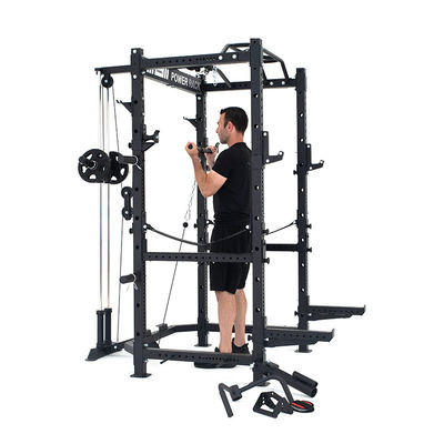 Eco-friendly e pieghevole Multi Functional Trainer Power Rack Squat Rack Smith Machine per la casa