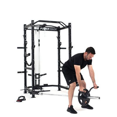 Macchine Smith multifunzione attrezzature per palestra domestica con portabatterie e crossover di cavi