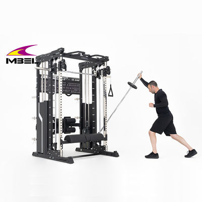 Tutto in uno Smith Machine Multifunzionale Squat Rack Funzionale Allenatore