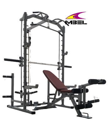 Disponibile attrezzatura per esercizi di palestra a domicilio multifunzione con Smith Machine Power Rack